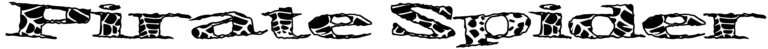 Pirate Spider Font