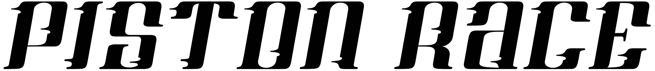 Piston Race Font