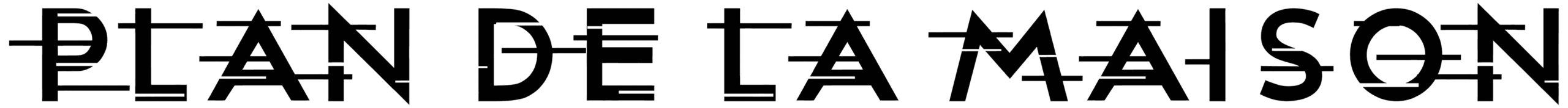 Plan De La Maison Font
