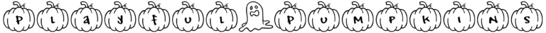 Playful Pumpkins Font