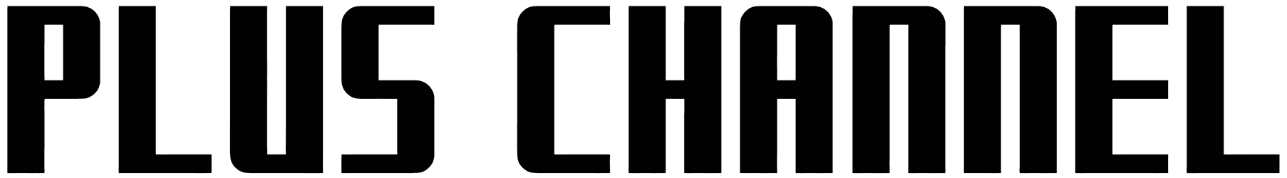 Plus Channel Font