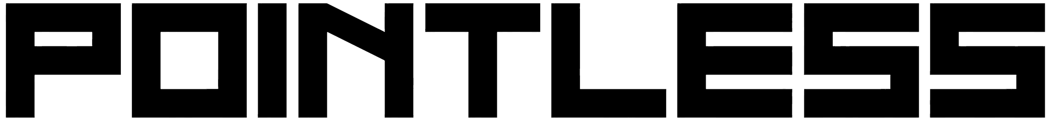 Pointless Font