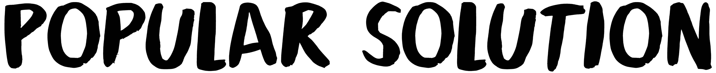 Popular Solution Font