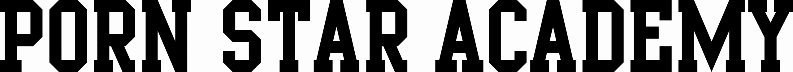 Porn Star Academy Font