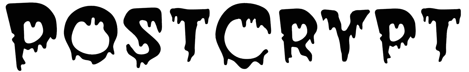 PostCrypt Font