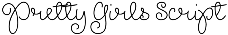 Pretty Girls Script Font