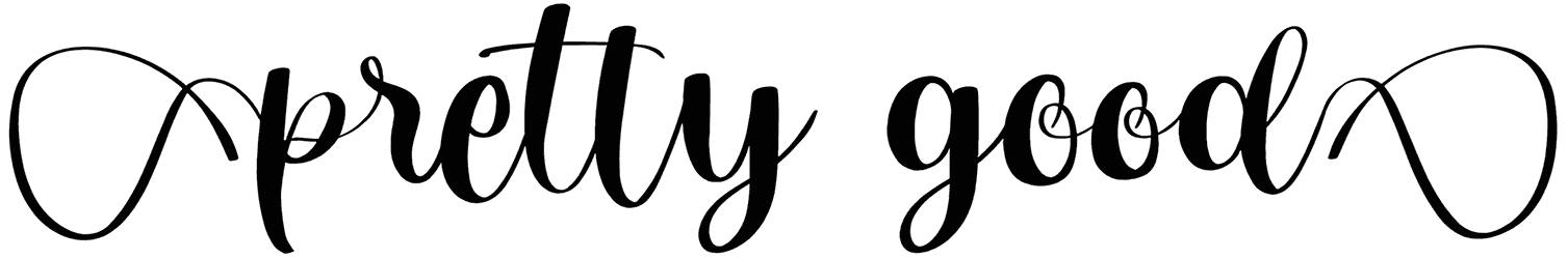 Pretty Good Script Font