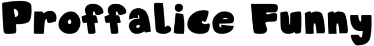 Proffalice Funny Font