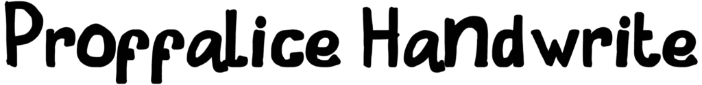 Proffalice Handwrite Font