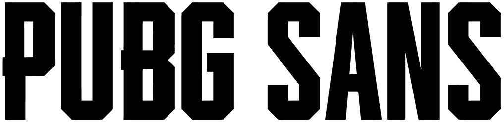 PUBG Sans Font