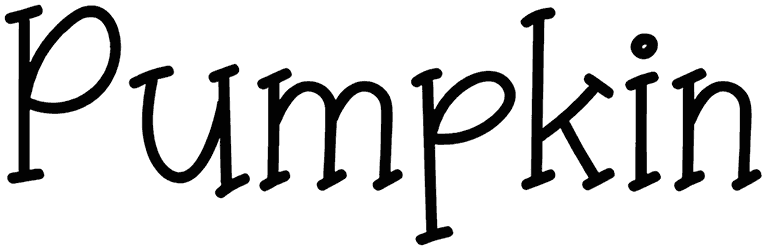 Pumpkin Font