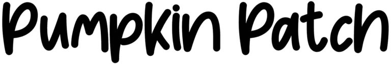 Pumpkin Patch Font