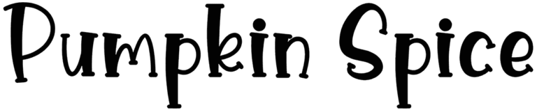 Pumpkin Spice Font