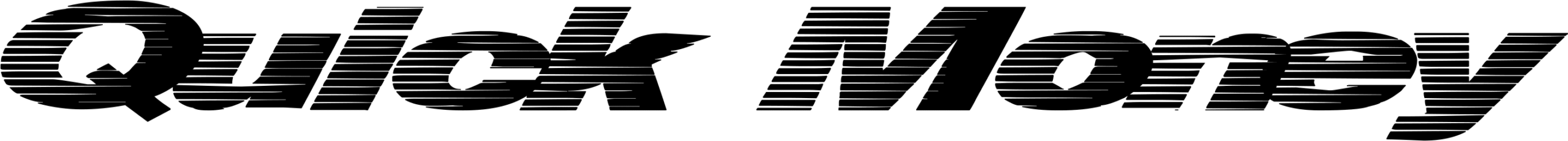 Quick Money Font