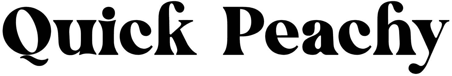 Quick Peachy Font