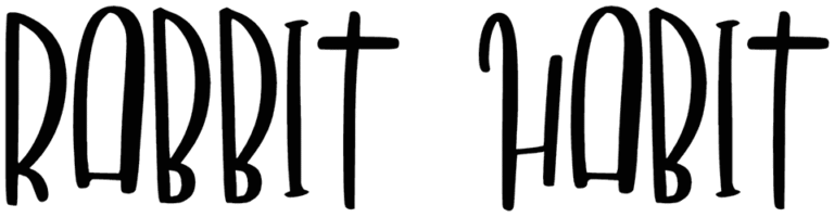 Rabbit Habit Font