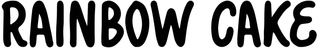 Rainbow Cake Font