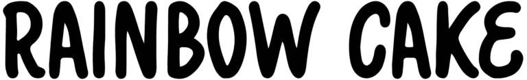 Rainbow Cake Font