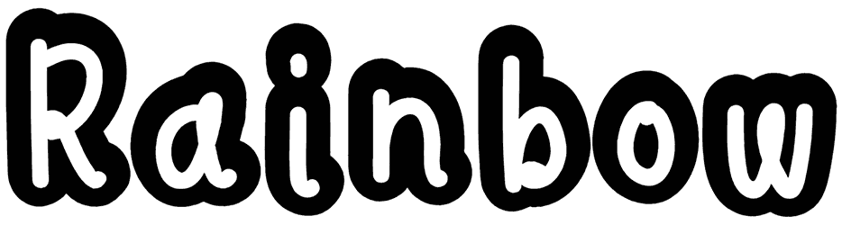 Rainbow Font
