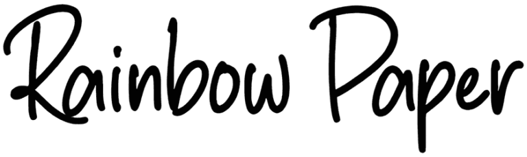 Rainbow Paper Font