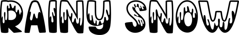 Rainy Snow Font