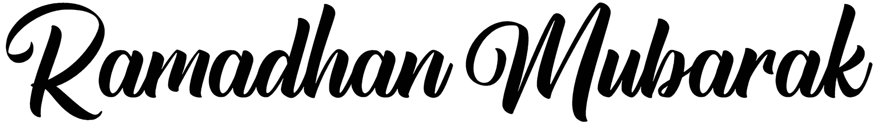 Ramadhan Mubarak Font