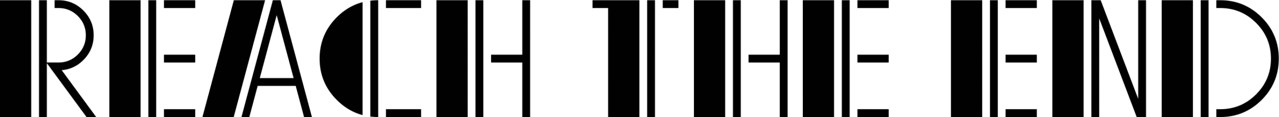 Reach The End Font