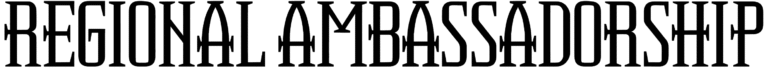 Regional Ambassadorship Font