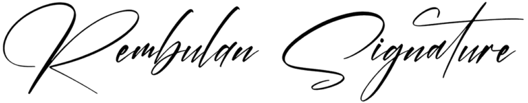 Rembulan Signature Font
