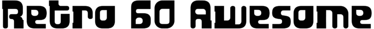 Retro 60 Awesome Font