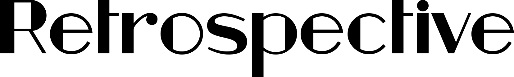 Retrospective Font