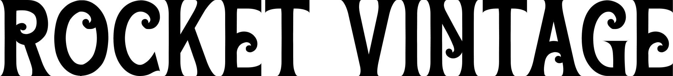 Rocket Vintage Font