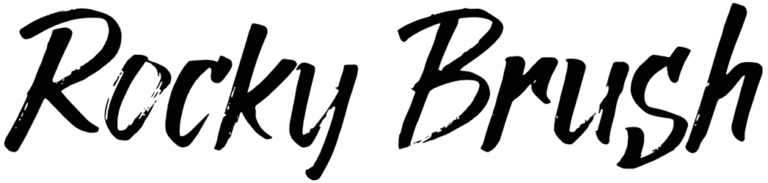 Rocky Brush Font