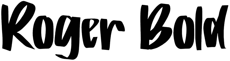 Roger Bold Font