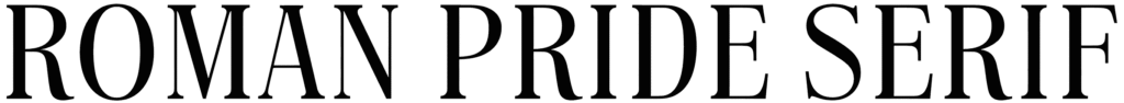 Roman Pride Serif Font
