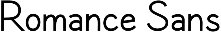 Romance Sans Font