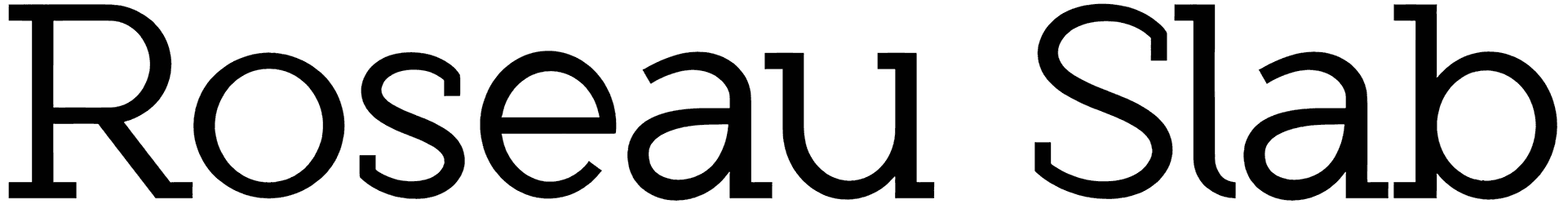 Roseau Slab Font