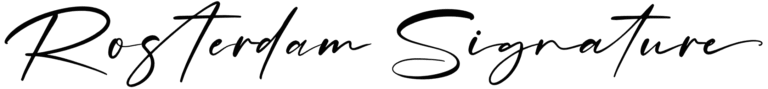 Rosterdam Signature Font