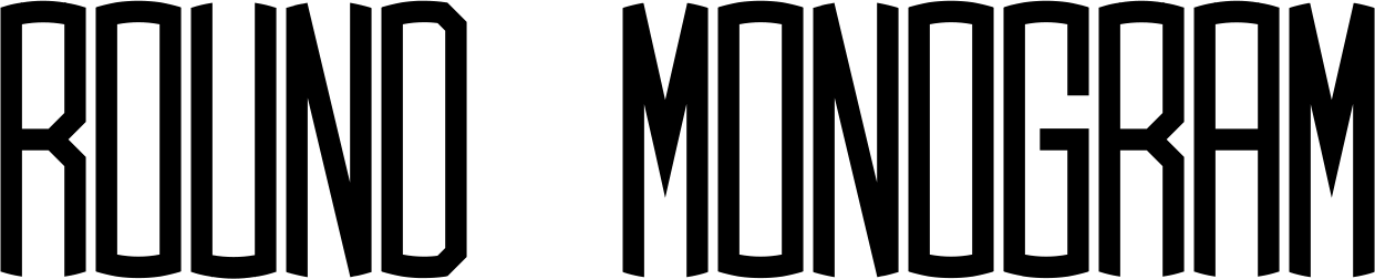 Round Center Font