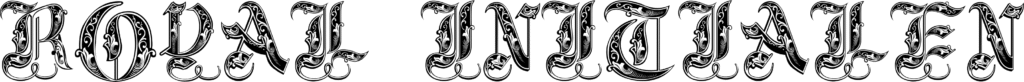 Royal Initialen Font