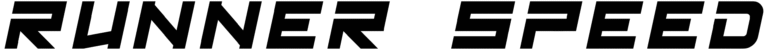 Runner Speed Font