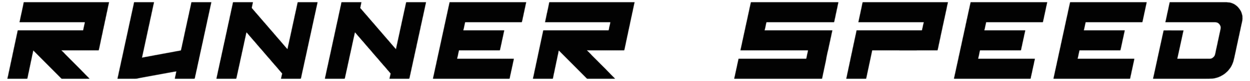 Runner Speed Font