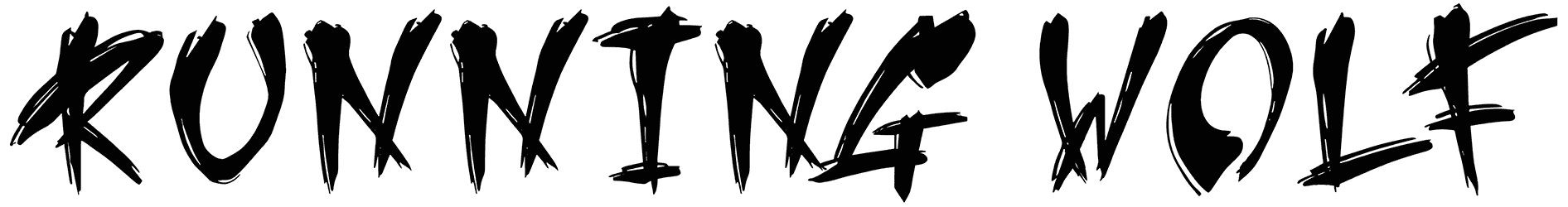 Running Wolf Font