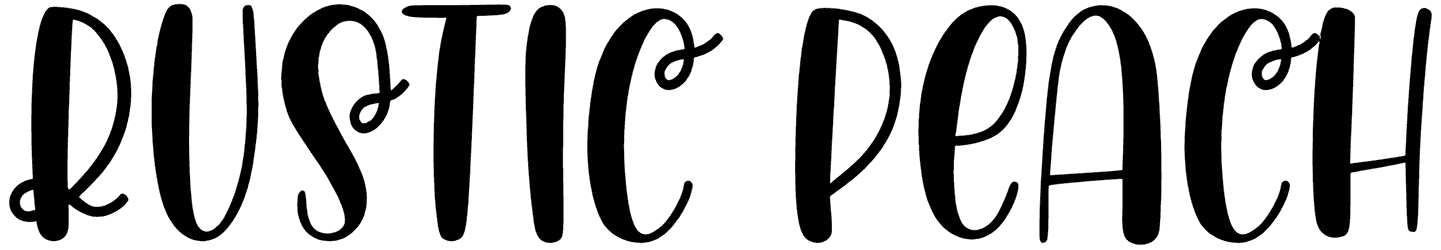 Rustic Peach Font