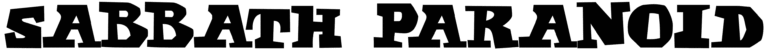 Sabbath Paranoid Font