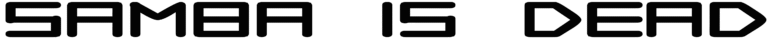 Samba is dead Font