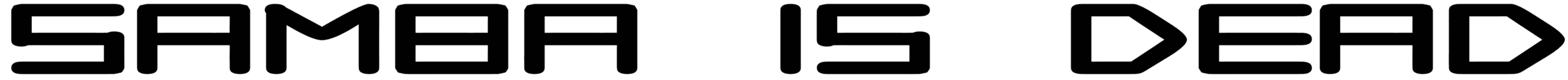 Samba Is Dead Font