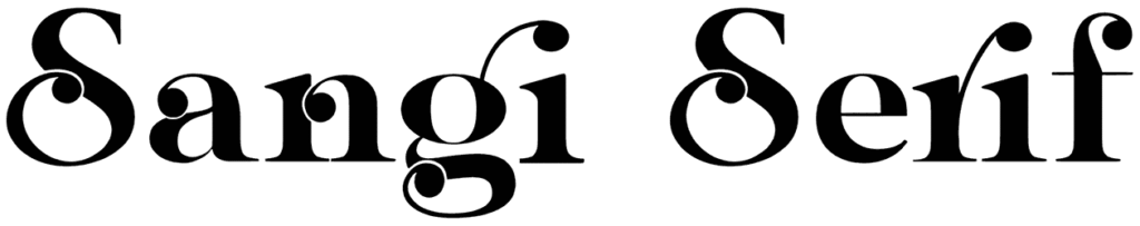 Sangi Serif Font