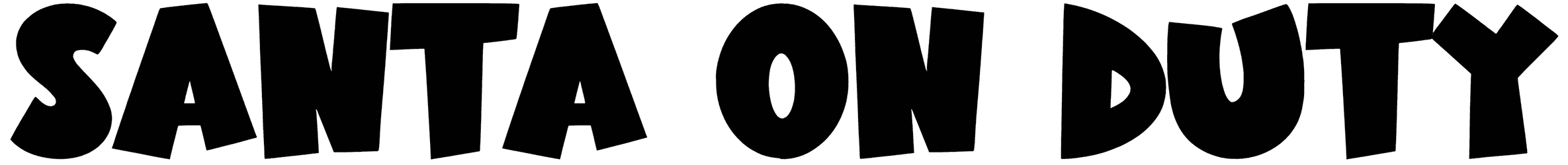 Santa On Duty Font
