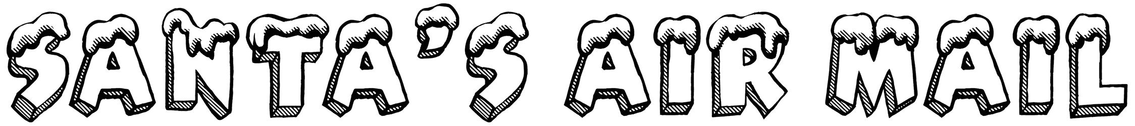 Santas Air Mail Font